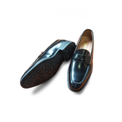 0319牛革 マッケイ製法トラッドシューズ8802BL サイズ26.0cm[54077070]