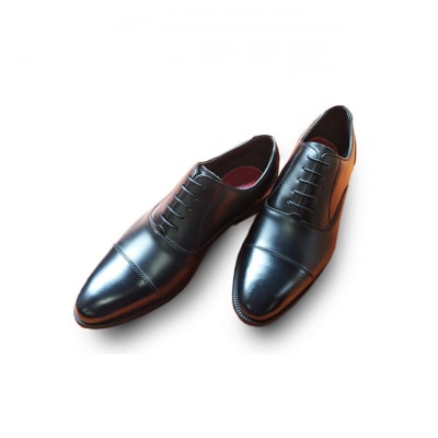 0320牛革 防水・防滑ビジネスシューズ620BL サイズ25.5cm[54077075]