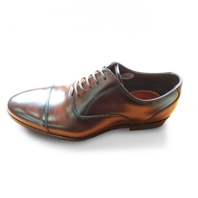 0321牛革 防水・防滑ビジネスシューズ620BR サイズ24.5cm[54077079]