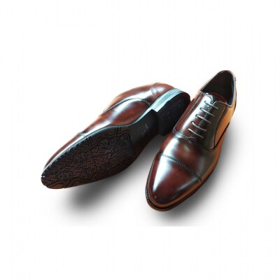 0321牛革 防水・防滑ビジネスシューズ620BR サイズ25.0cm[54077080]