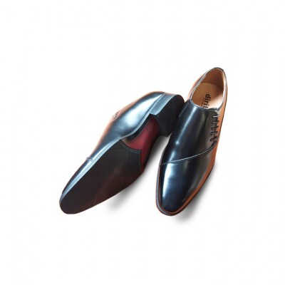 0322牛革 サイドレースビジネスシューズ5502BL サイズ26.5cm[54077089]