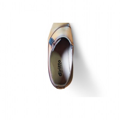 0323牛革 サイドレースビジネスシューズ5502LBR サイズ26.5cm[54077095]