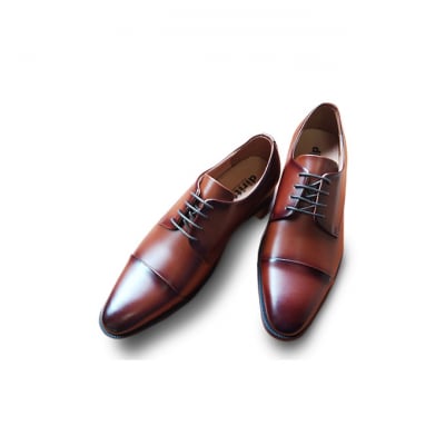 0325牛革 ストレートチップビジネスシューズ5501BR サイズ26.0cm[54077106]