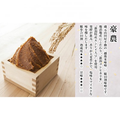 新潟コシヒカリ糀みそ「豪農」200g×6セット [54071071]