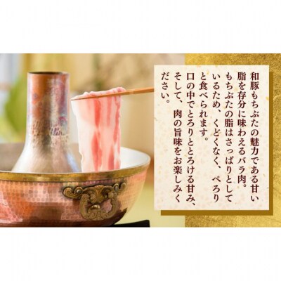 和豚もちぶた バラ しゃぶしゃぶ用 600g(300g×2パック)セット [54070657]