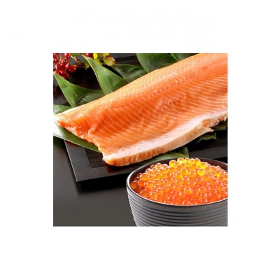 いくら醤油漬け200g+刺身サーモン800g[54070591]