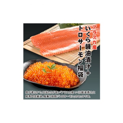 いくら醤油漬け200g+刺身サーモン800g[54070591]