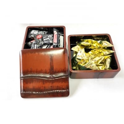 新潟特産竹塗　ミニ重箱(お弁当)[54070529]