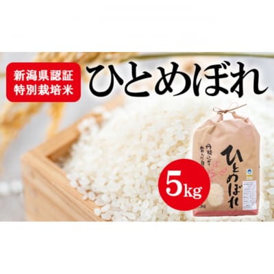 新潟県認証特別栽培米ひとめぼれ 5kg [54070578]