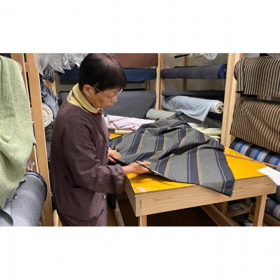 亀田縞　扇子セット [54070673]