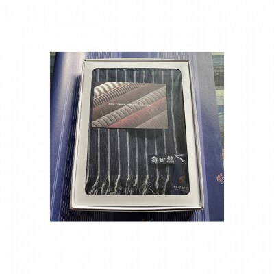 亀田縞 ちぢみマフラー60×200cm [54070675]