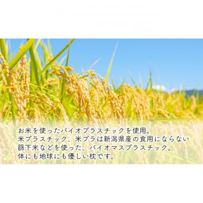 もちもちとした触り心地 米プラ&テンセル 笹団子まくら 約28×12cm [54070596]