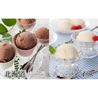 北海道バニラ&チョコアイス [54070616]