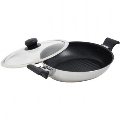 クワトロプラスIH グリルパン26cm IH対応 蓋付き [54070850]