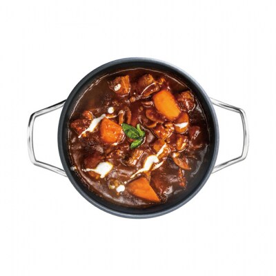 IHデュオ両手鍋22cm IH対応 蓋付き ステンレス [54070852]