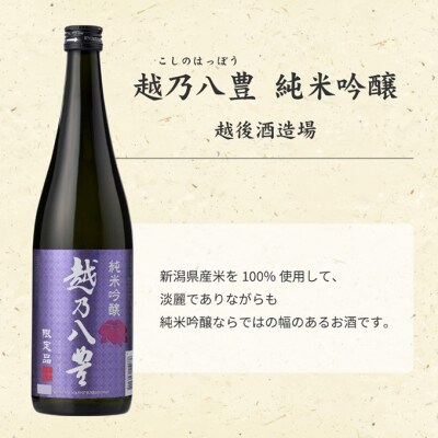 新潟3蔵元純米吟醸のみくらべセット [54070985]