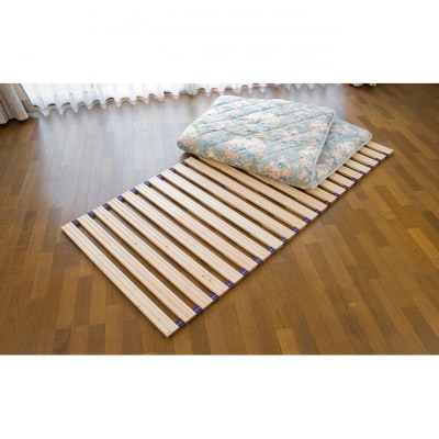 【ひのきロールベッド シングル】 布団・マットレス兼用 [54071233]