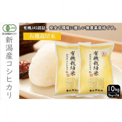 有機栽培米 新潟産コシヒカリ10kg [54071458]