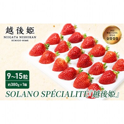 SOLANO SPECIALITE『越後姫』9～15粒 [54071269]