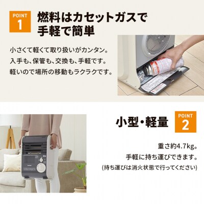 イワタニカセットガスファンヒーター『風暖』[54071276]