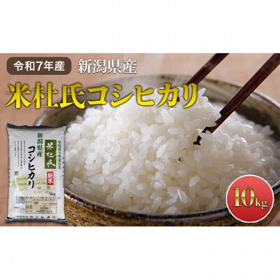令和7年産 新潟米杜氏コシヒカリ精米10kg(5kg×2)[54071434]