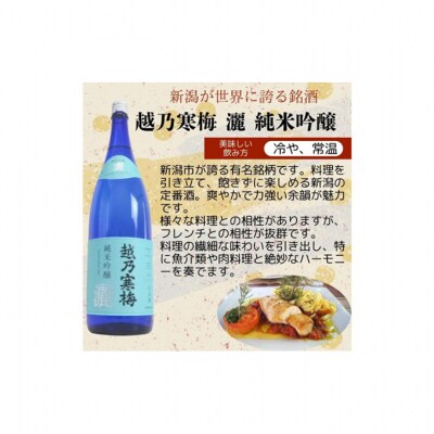 越後銘門酒会 新潟市の銘酒 飲み比べ 1800ml×2本 N182A[54071454]
