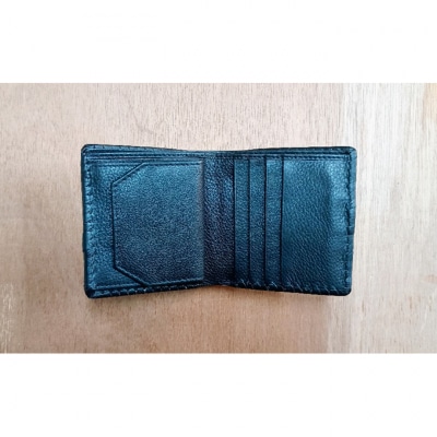 ねこの二つ折り財布　☆ネイビー☆[54071497]