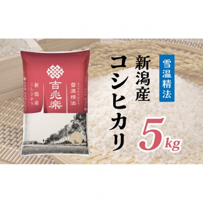 【限定1000個】 令和6年産 雪温精法 新潟産 コシヒカリ 5kg[54071595]