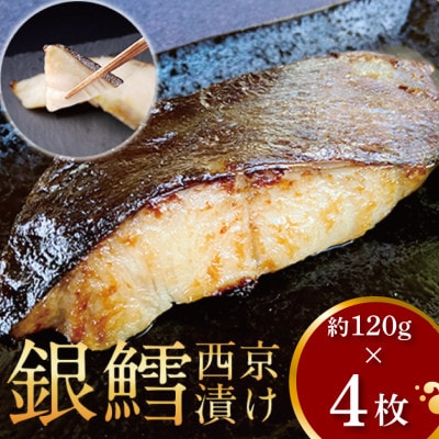 厚切り 銀鱈西京漬 120g×4枚 CG-19C