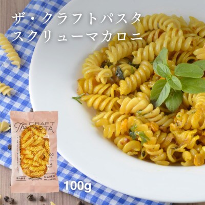 ザ・クラフトパスタ スクリューマカロニ 100g×24袋 M-21