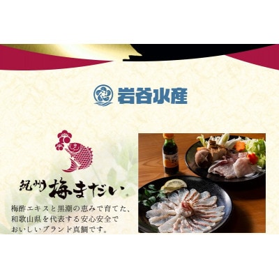 紀州梅まだい しゃぶしゃぶセット　岩谷水産