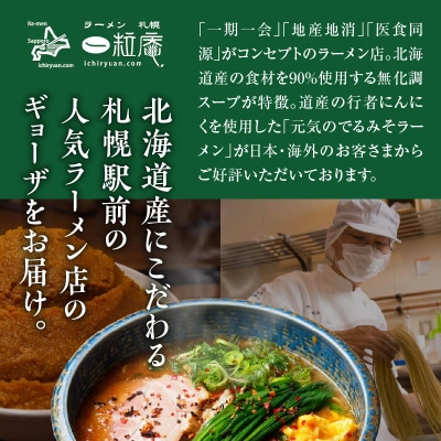 北島ワインポークを味わう 粗挽きギョーザ 行者にんにく入り(1袋20ケ入り)_Y132-0001