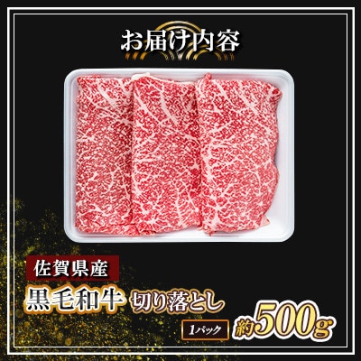 佐賀県産 黒毛和牛 切り落とし 500g