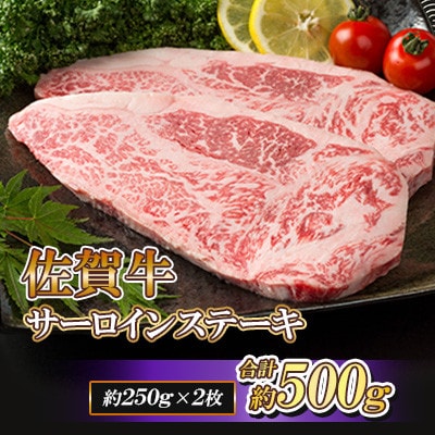 佐賀牛 サーロインステーキ 250g×2枚(計500g)