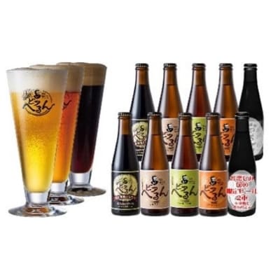 【島根ビール】松江ビアへるん お楽しみ旬の限定ビールガチャ入り& 金賞ビール4種　10本瓶セット