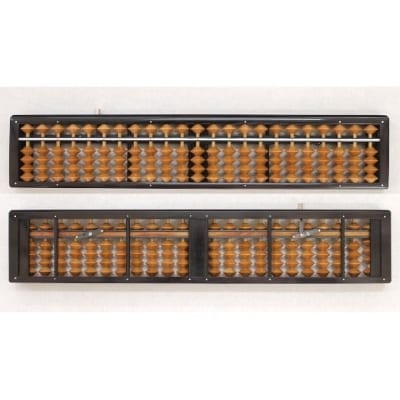 雲州そろばん(ワンタッチ23桁カバ玉)