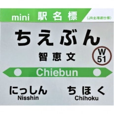 JR宗谷本線応援・「智恵文駅」セット