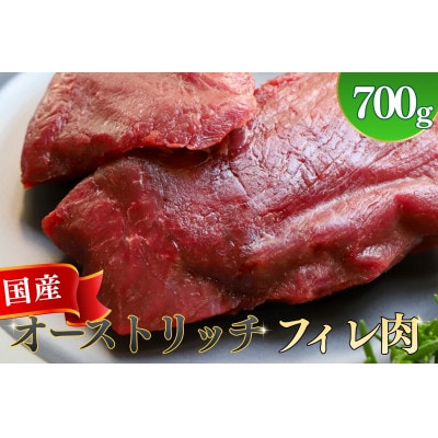 国産オーストリッチフィレ肉　700g◆ダチョウ肉