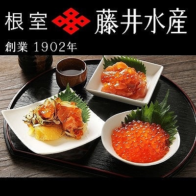 【年内配送可】<鮭匠ふじい>いくら・サーモンづくし C-42015