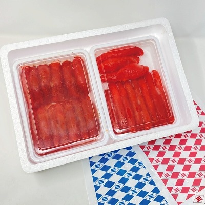 【年内配送可】熟成たらこ500g×1P・辛子明太子500g×1P(計1kg) G-16023