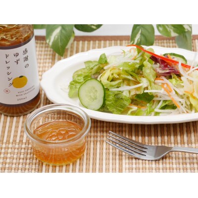 感謝のゆずぽんず2本・感謝のゆずドレッシング1本(3本セット)