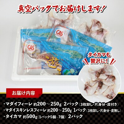 遊子の真鯛セット 愛媛県漁業協同組合 遊子支所 D012-022004