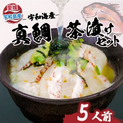 宇和海産 養殖真鯛 茶漬けセット 5人前 エビス D015-047001