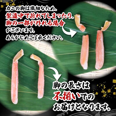 訳あり しゃぶしゃぶ用 生本ずわいがに 約2kg ニューバーク D046-116013