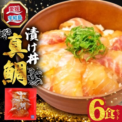 漬け丼 真鯛 6食セット 南予ビージョイ D010-150022
