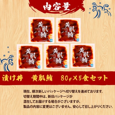 漬け丼 マグロ 5食セット 南予ビージョイ D010-150026