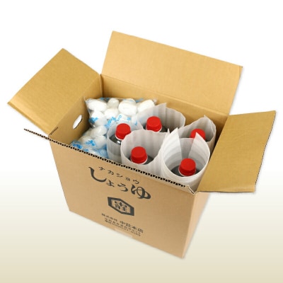 濃口醤油　金印　1L　5本セット　中荘本店　J010-119001