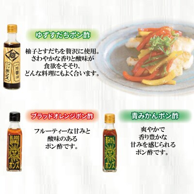 老舗のポン酢　5種セット　旭合名会社　J012-052004