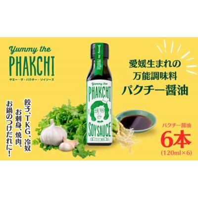 パクチー醤油　オリジナル　6本セット　旭合名会社　J018-052009