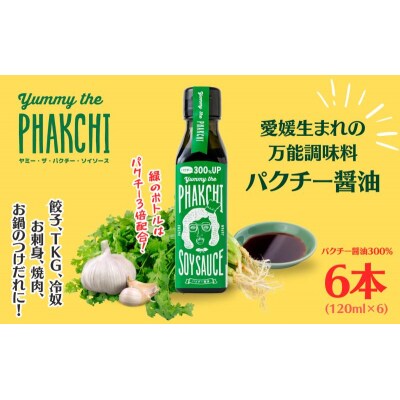 パクチー醤油　300%　6本セット　旭合名会社　J018-052010